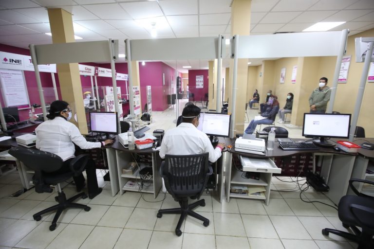 Reapertura de los módulos de atención ciudadana INE, atendiendo  las medidas del protocolo de sanidad por la pandemia de la Covid-19