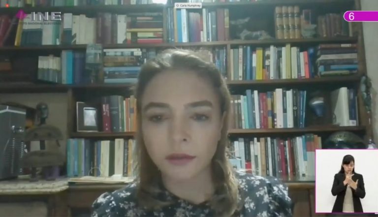 Carla Humphrey Jordán, Consejera Electoral.