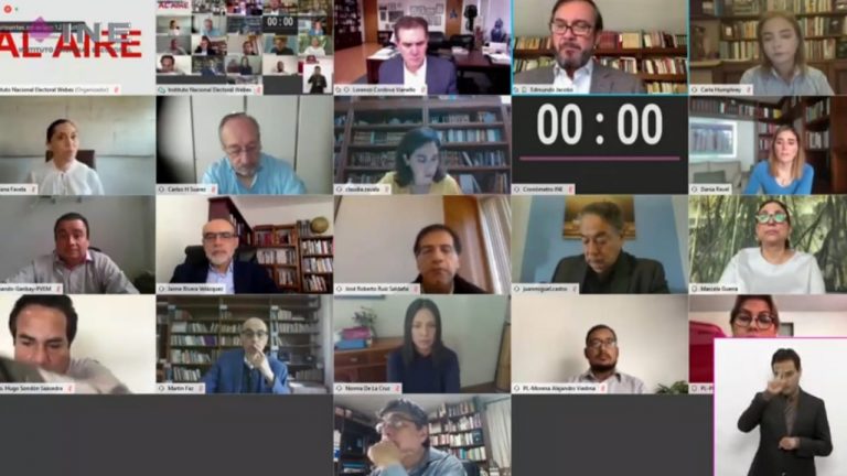 Sesión Extraordinaria del Consejo General,  transmitida por la plataforma virtual.