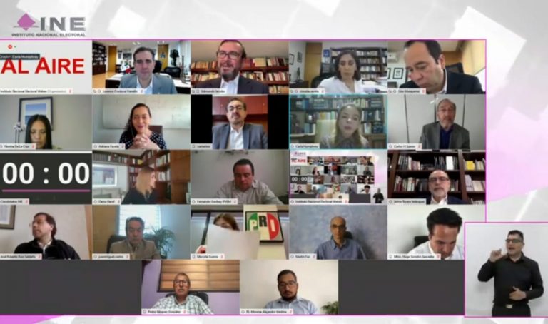 Sesión Extraordinaria del Consejo General,  transmitida por la plataforma virtual.