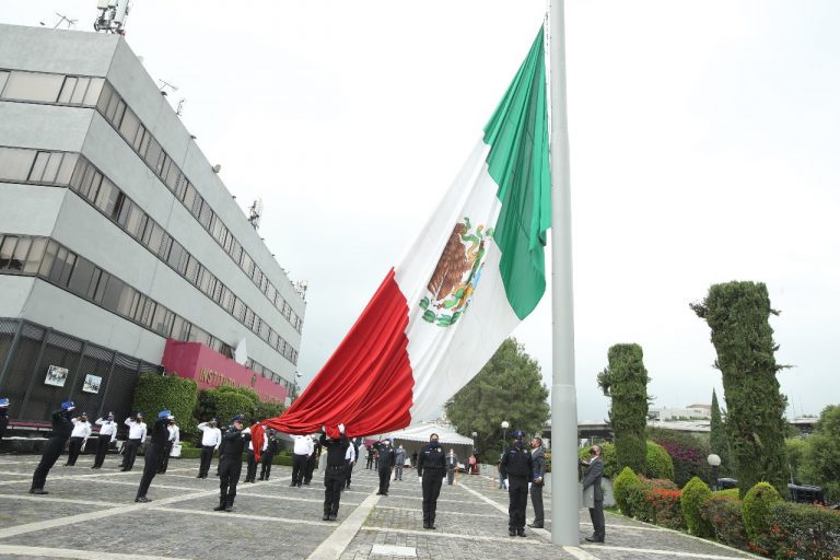 Ceremonia de Honores a la Bandera con motivo del Inicio del Proceso Electoral Federal 2020-2021
