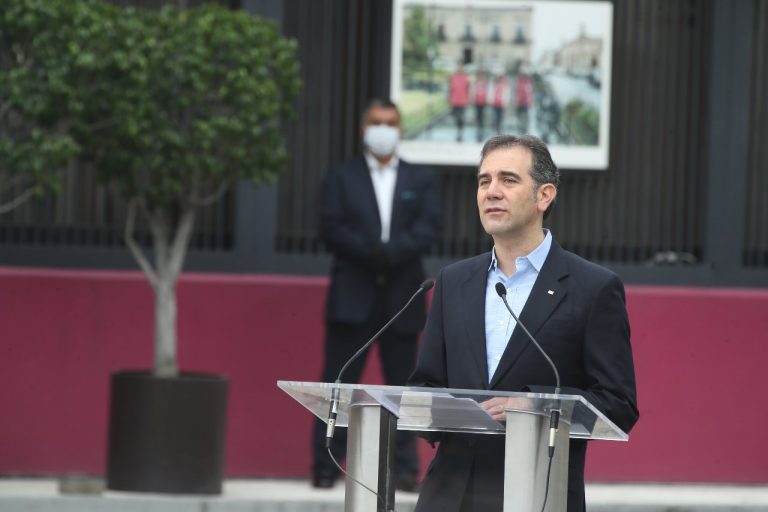 Ceremonia de Honores a la Bandera con motivo del Inicio del Proceso Electoral Federal 2020-2021