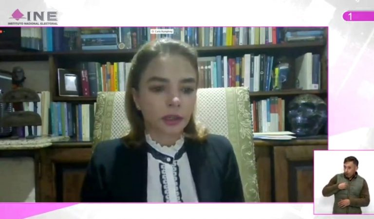 Carla Humphrey Jordán, Consejera Electoral.