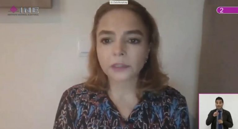 Carla Humphrey Jordán, Consejera Electoral.