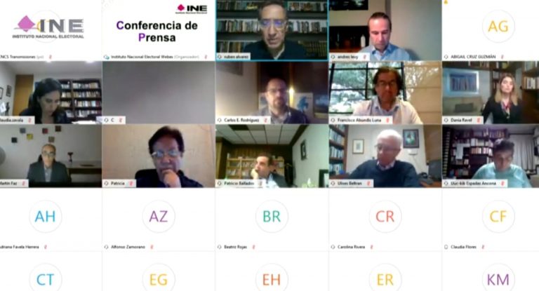 Conferencia de prensa virtual sobre resultados de la encuesta abierta para la dirigencia de MORENA.