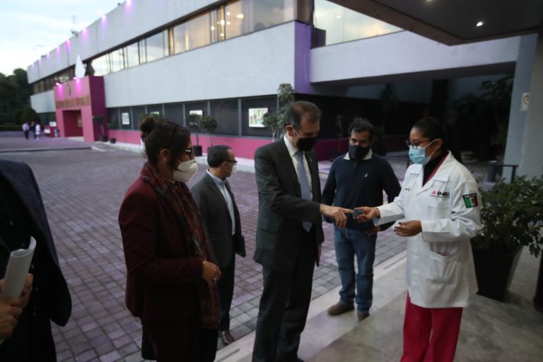 Se instaló filtro sanitario para todo el personal que trabaja en las Oficinas Centrales del Instituto.