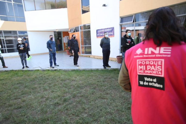 Con todas las medidas sanitarias se llevan a cabo las votaciones en los estado de Hidalgo y Coahuila.