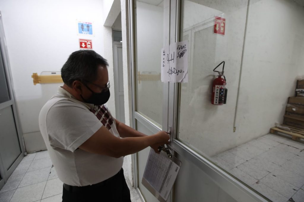 Resguardo de cajas recibidas por parte del Senado con las firmas para Consulta Ciudadana.