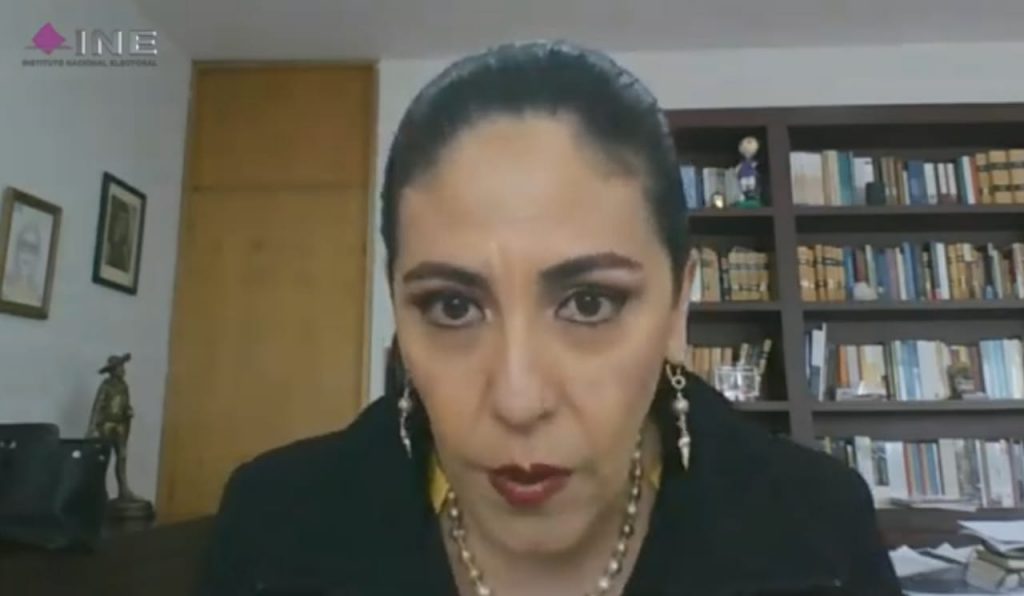 Claudia Zavala Pérez, Consejera Electoral  y Presidenta de Comisión de Prerrogativas y Partidos Políticos.