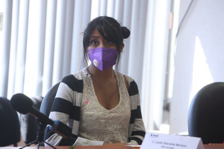 Leslie Shersldie Martínez Hernández, Madre de niño con cáncer.