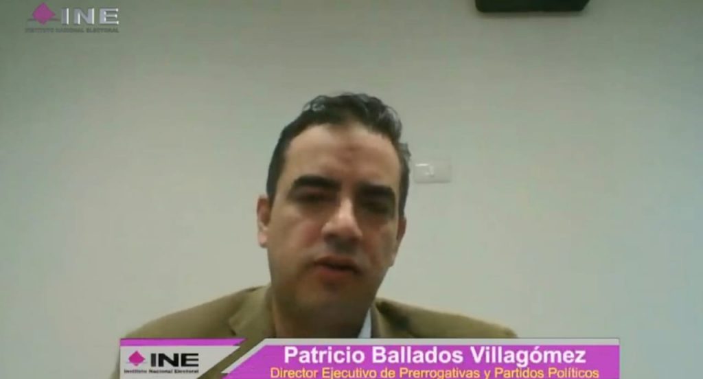 Patricio Ballados Villagómez, Director Ejecutivo de Prerrogativas y Partidos Políticos..