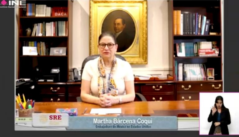 Martha Bárcenas Coqui, Embajadora de México en Estados Unidos.