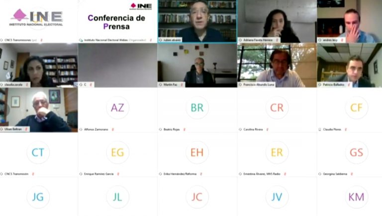 Conferencia de prensa virtual sobre resultados de la encuesta abierta para la dirigencia de MORENA.