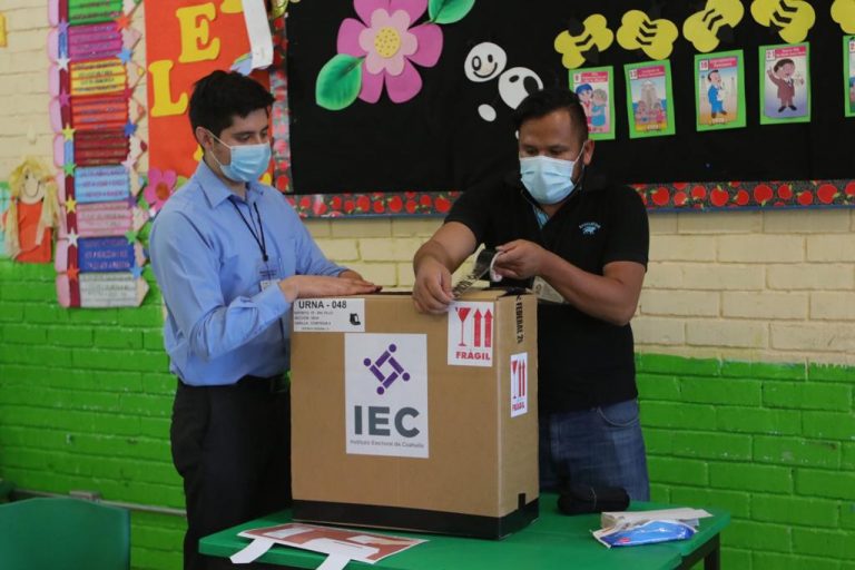 Cierre de Urna Electrónica en el Estado de Coahuila.