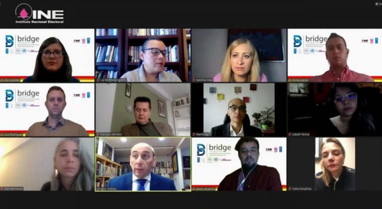 Inauguración del Taller Bridge “Género y Elecciones”.