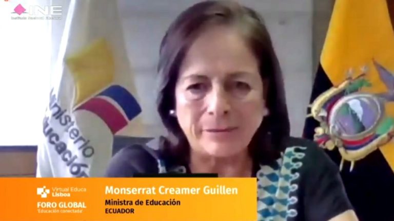 Montserrat Creamer Guillen, Ministra de Educación, Ecuador.