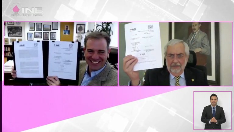 Firma de Convenio de Colaboración INE-UNAM.