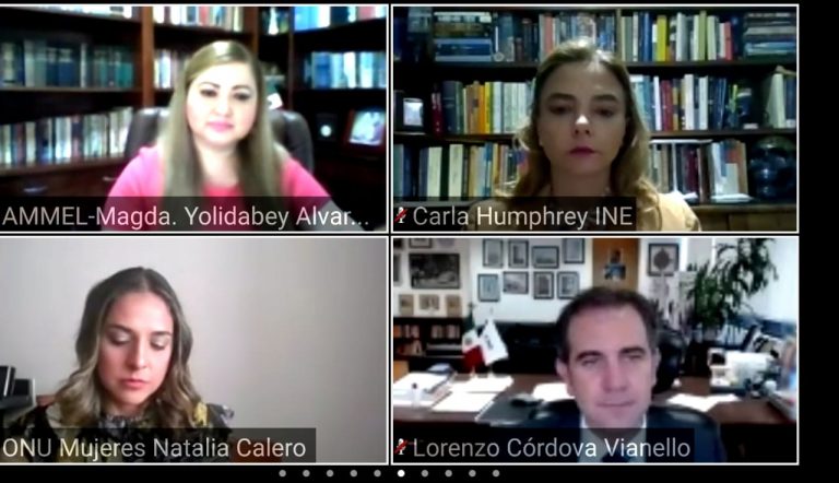 Entrega de Presidencia y Secretaría Técnica del Observatorio de Participación Política de las Mujeres en México.