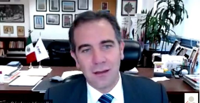 Lorenzo Córdova Vianello, Consejero Presidente del INE.