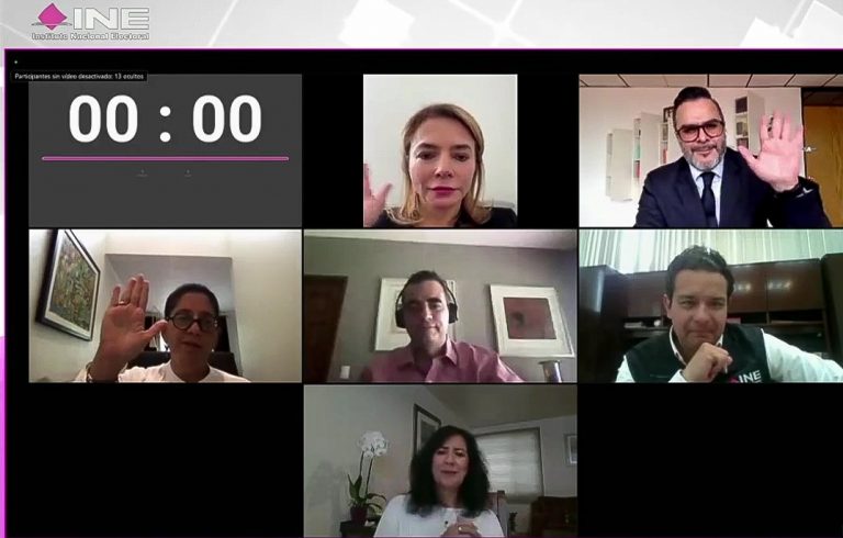 Octavo conversatorio en línea “¿Qué recursos tiene el INE ante la violencia política contra las mujeres en razón de género”.