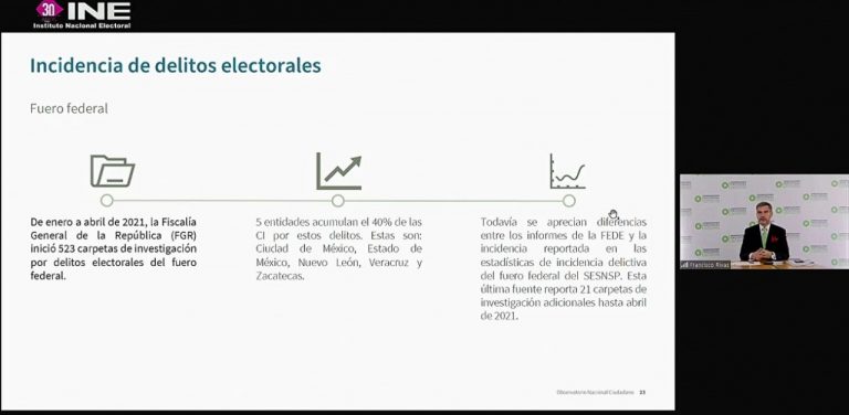 Francisco Rivas, Observatorio Nacional Ciudadano de Seguridad, Justicia y Legalidad.