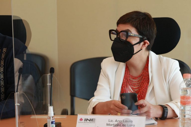 Ana Laura Martínez Lara, Directora Ejecutiva de Administración del INE.
