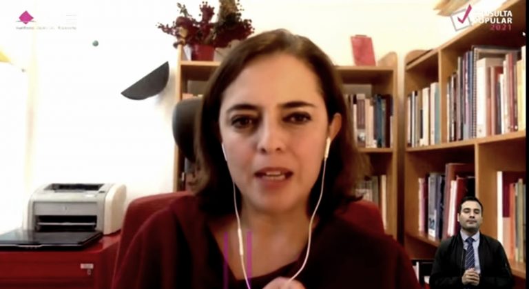 Graciela Rodríguez Manzo, Directora Ejecutiva de la Comisión Mexicana de Defensa y Promoción de los Derechos Humanos.