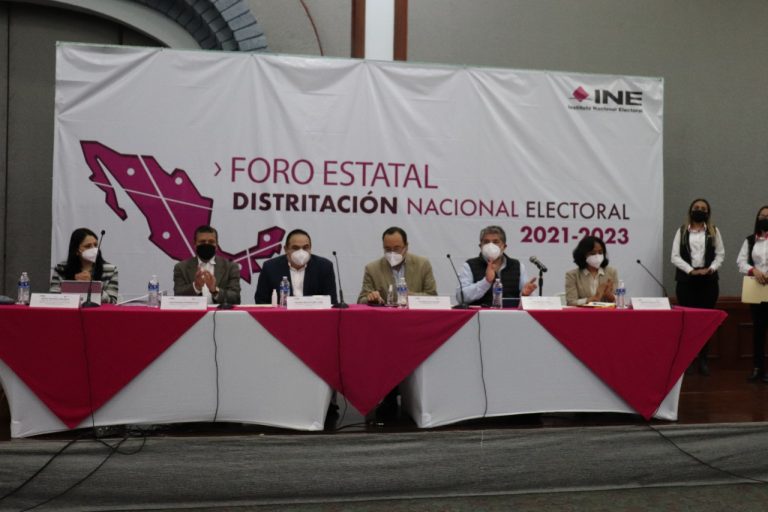Foro Estatal de Distritación electoral Nacional.