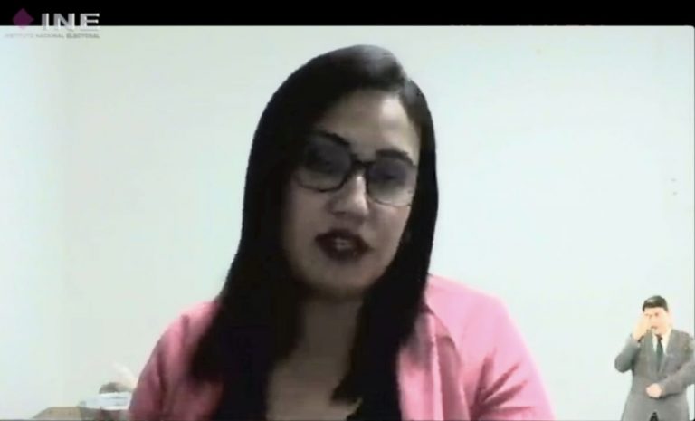 María Isabel Cristina Delgado Sánchez Representante del PRI.