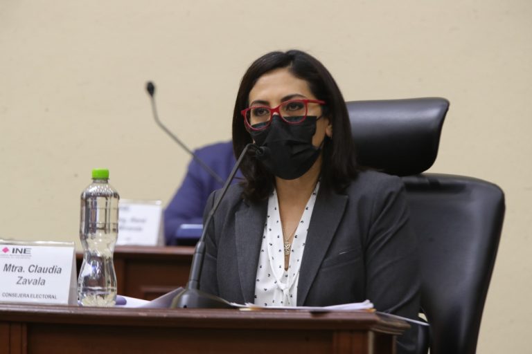 Claudia Zavala Pérez, Consejera Electoral.