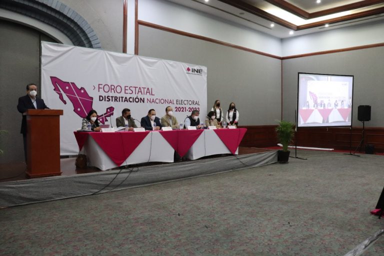 Foro Estatal de Distritación electoral Nacional.