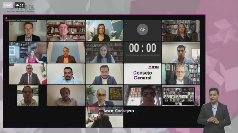 Sesión Extraordinaria del Consejo General.