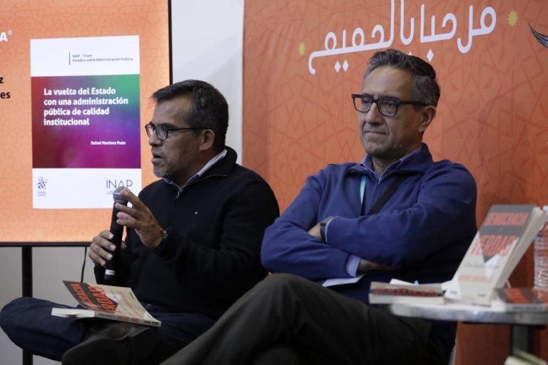 Ruben Álvarez Mendiola Coordinador Nacional de Comunicación Social y Ernesto Nuñez Asesor de comunicación política en el INE.