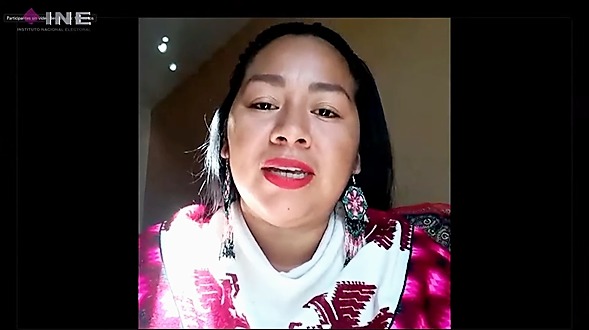 Marina Tukarima Carrillo Díaz, Activista pertenecinte a la Cultura Wixarika.