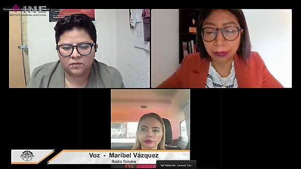 Evento virtual #NuestrasVocesCuentan: prevenir la violencia política contra las mujeres indigenas y afrodescendientes en razón de género.