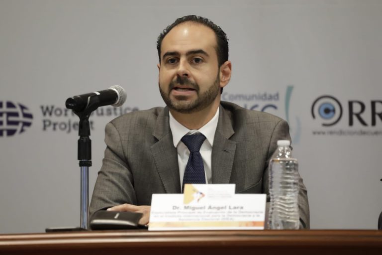 Miguel Ángel Lara, Especialista Principal de evaluación de la democracia de IDEA Internacional.