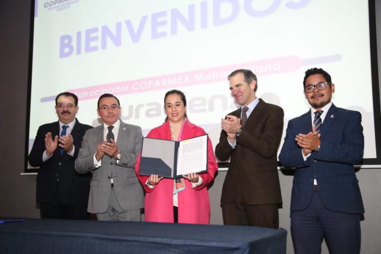 Firma de Carta Compromiso entre COPARMEX Estado de México y el IEEM.