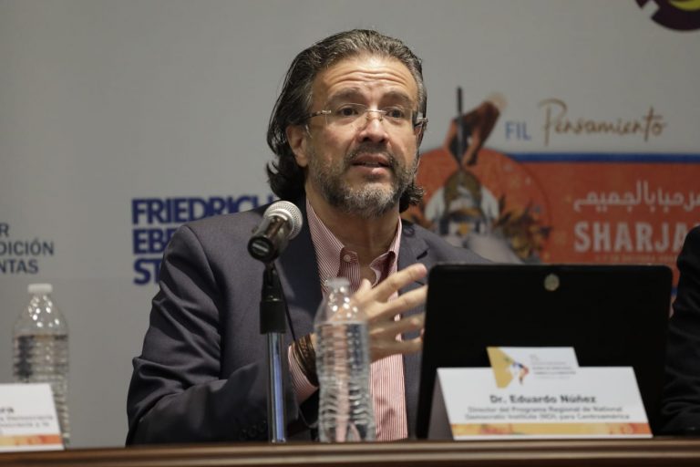 Eduardo Núñez, Director del Programa Regional del National Democratic Institute (NDI) para Centroamérica.