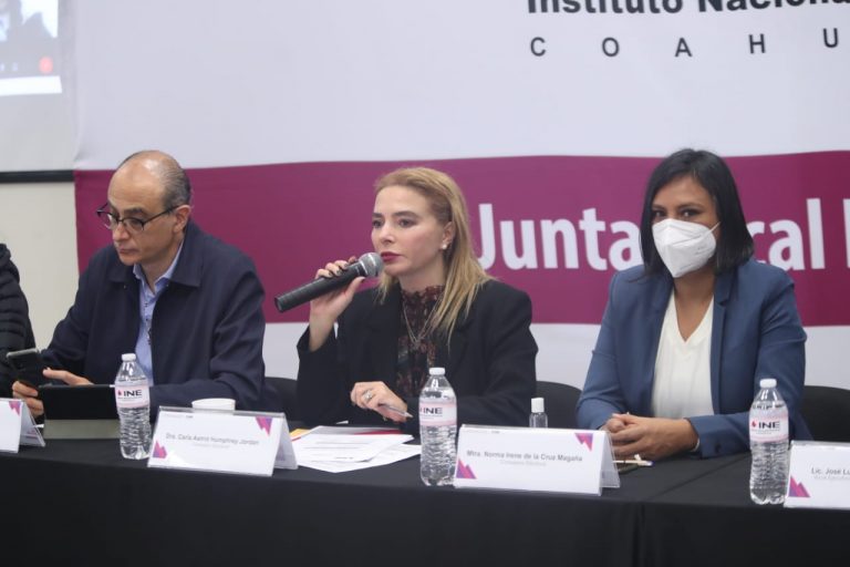 Reunión con la estructura del INE en el estado de Coahuila.