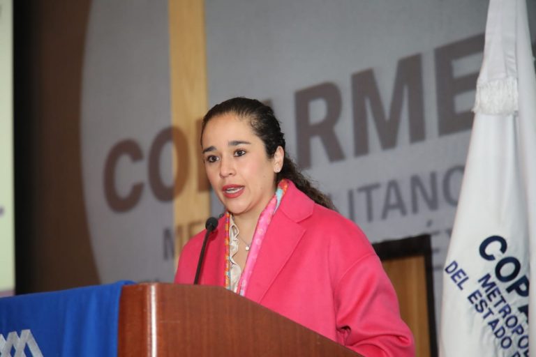 Consejera Presidenta del Instituto Electoral del Estado de México, Amalia Pulido.,