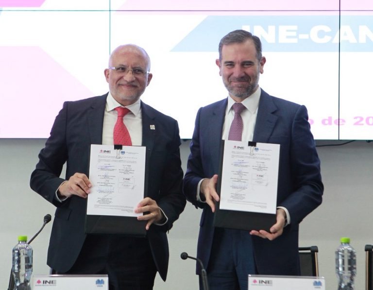 Firma de Convenio de Colaboración entre el INE y la CANIEM.