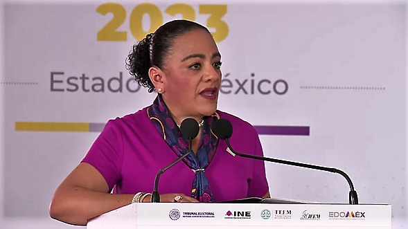 Leticia Victoria Tavira, Magistrada Presidenta del TEEM.