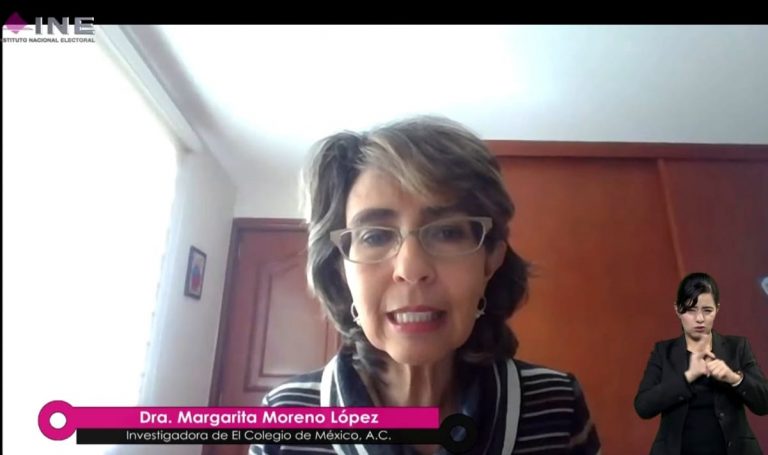 Margarita Moreno López, Investigadora de El Colegio de México, A.C.