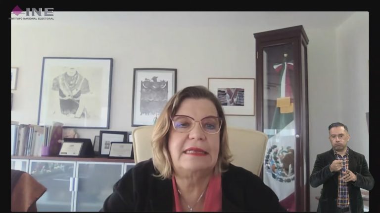 Nadine Gasman Zylbermann, Presidenta del Instituto Nacional de las Mujeres.