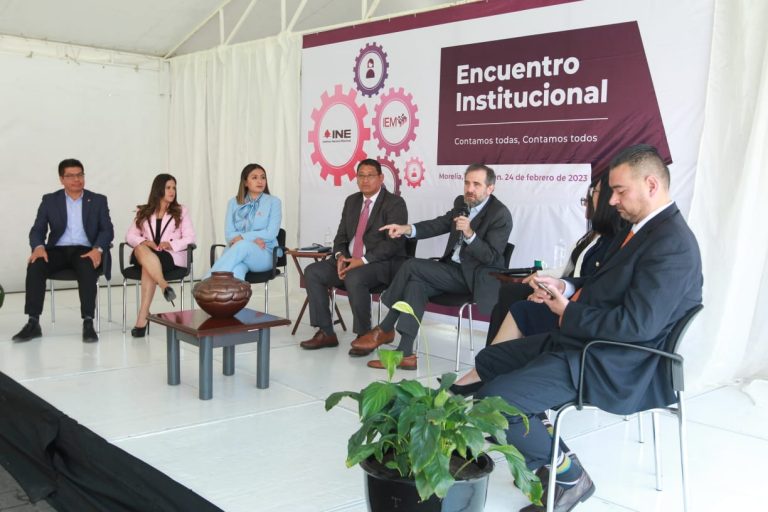 Encuentro Institucional con consejeras y consejeros del Instituto Estatal de Michoacán