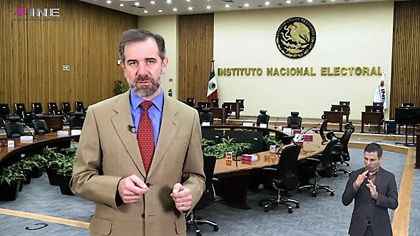 Mensaje del Lorenzo Córdova Vianello, Consejero Presidente del INE.