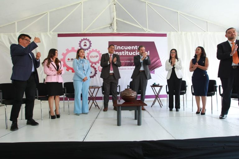 Encuentro Institucional con consejeras y consejeros del Instituto Estatal de Michoacán
