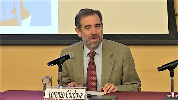 Lorenzo Córdova Vianello, Consejero Presidente del INE.