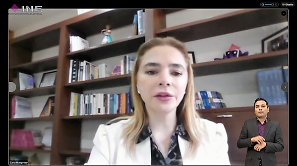 Carla Humphrey Jordan, Consejera Electoral.