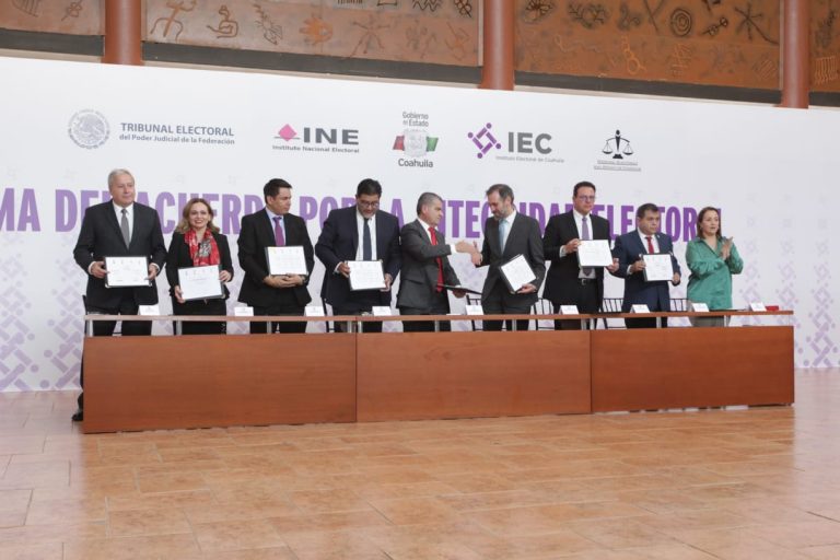 Firma del Acuerdo por la Integridad Electoral